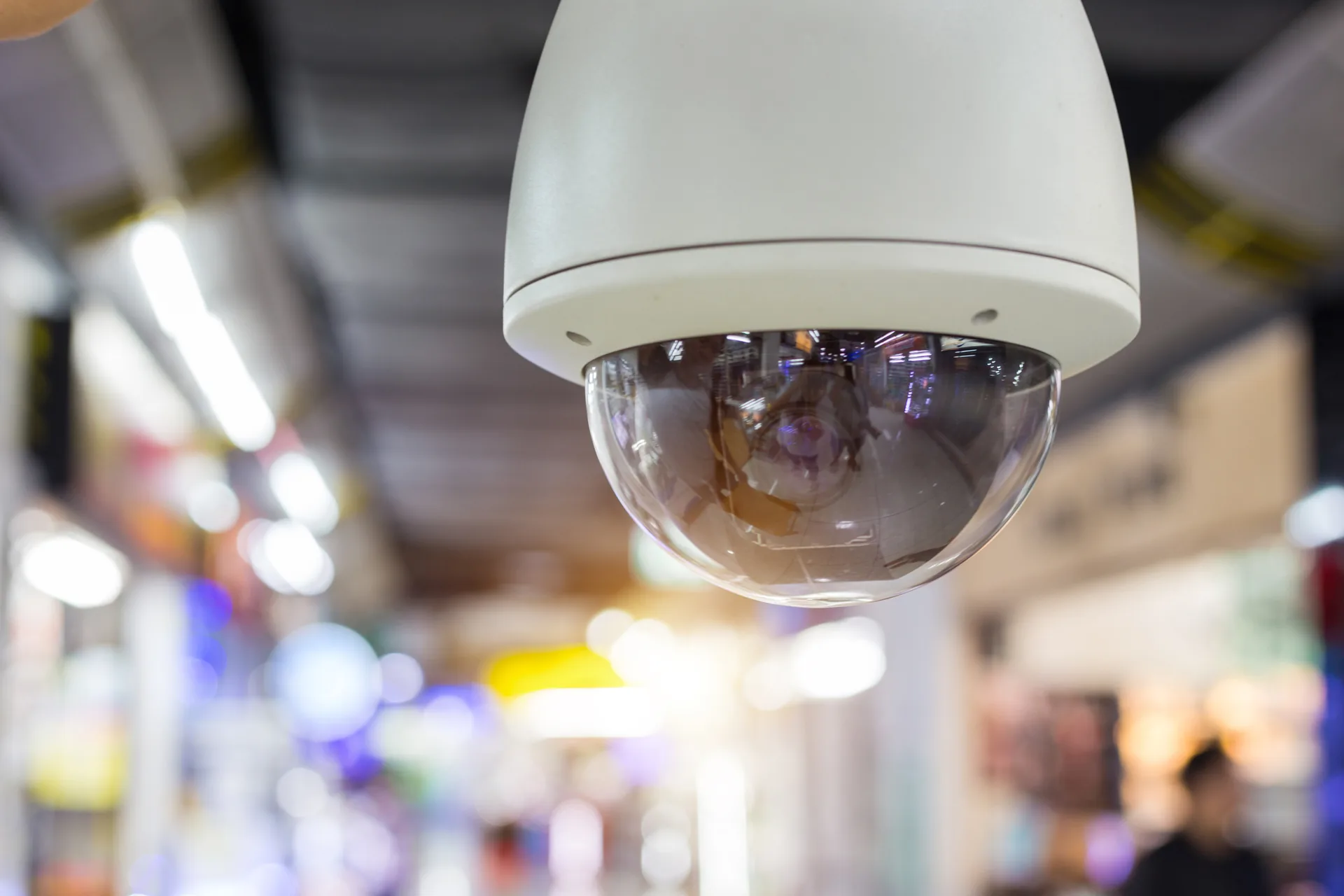 Business security camera installation